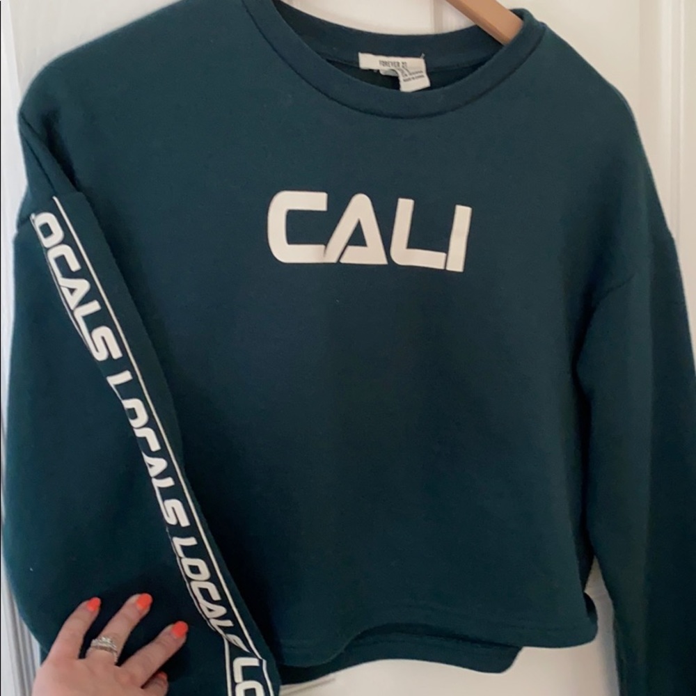 Crop sweatshirt
